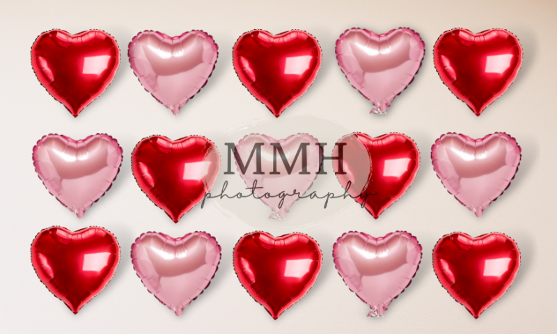 Kate Valentine's Day Backdrop Heart Designed by Melissa McCraw-Hummer - Kate Backdrop AU