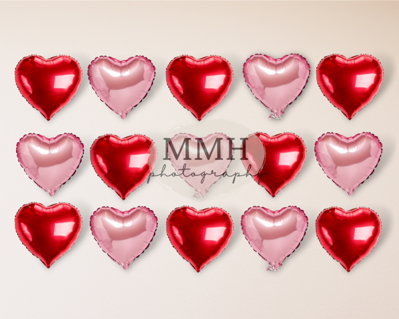 Kate Valentine's Day Backdrop Heart Designed by Melissa McCraw-Hummer - Kate Backdrop AU