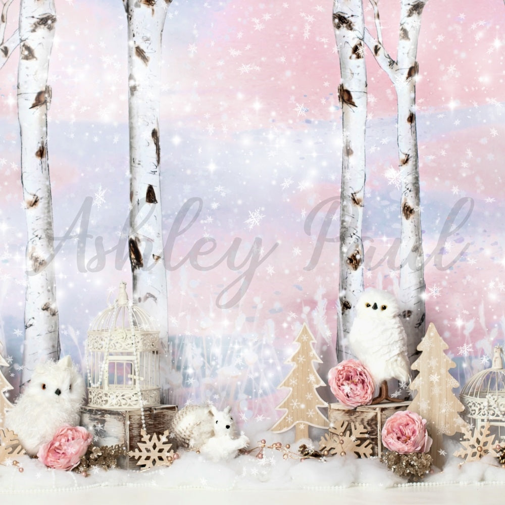Kate Winter Animals Backdrop Designed by Ashley Paul - Kate Backdrop AU