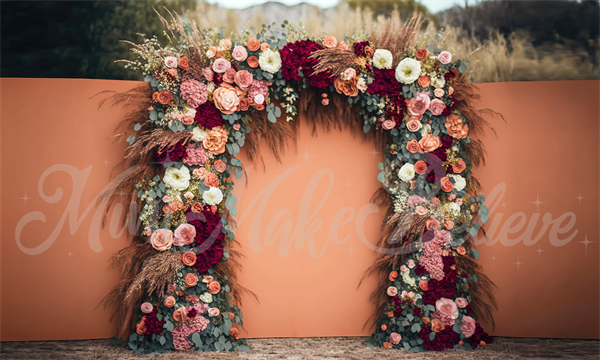 Kate Painted Boho Free Spirit Backdrop Outside Floral Designed by Mini MakeBelieve - Kate Backdrop AU