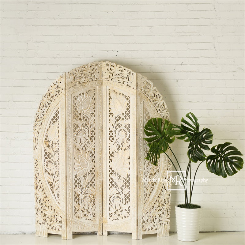 Kate Simple Boho Backdrop Screen and Plant Designed by Mandy Ringe Photography - Kate Backdrop AU