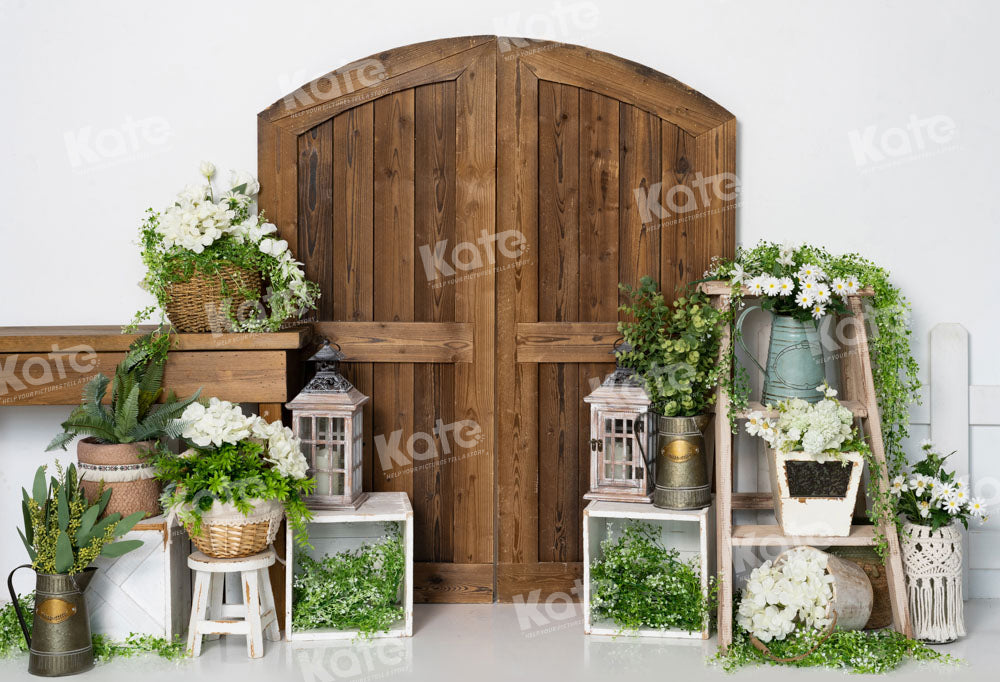 Kate Spring Barn Door Backdrop Designed by Emetselch - Kate Backdrop AU