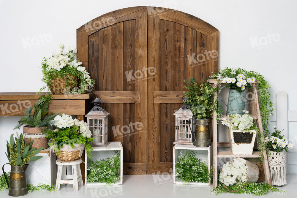 Kate Spring Barn Door Backdrop Designed by Emetselch - Kate Backdrop AU