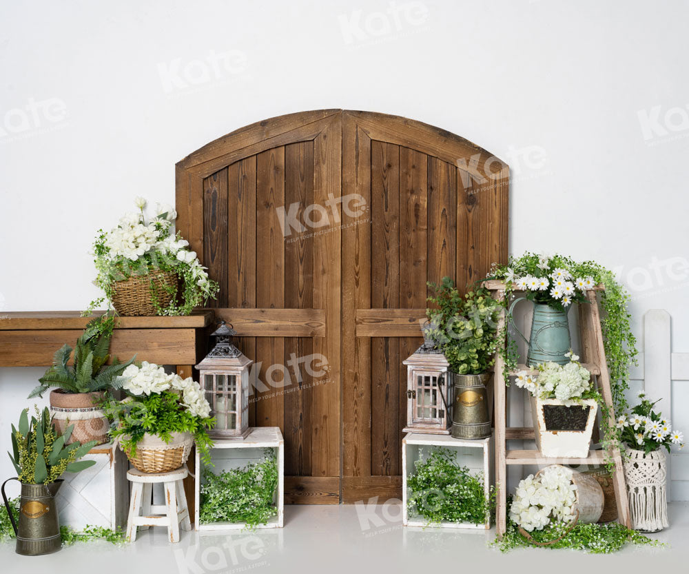 Kate Spring Barn Door Backdrop Designed by Emetselch - Kate Backdrop AU