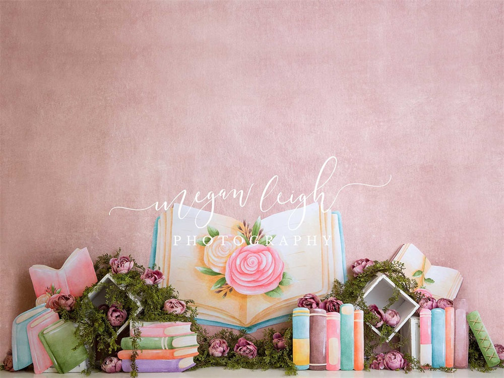 Kate Pretty Bookworm Backdrop Designed by Megan Leigh Photography - Kate Backdrop AU