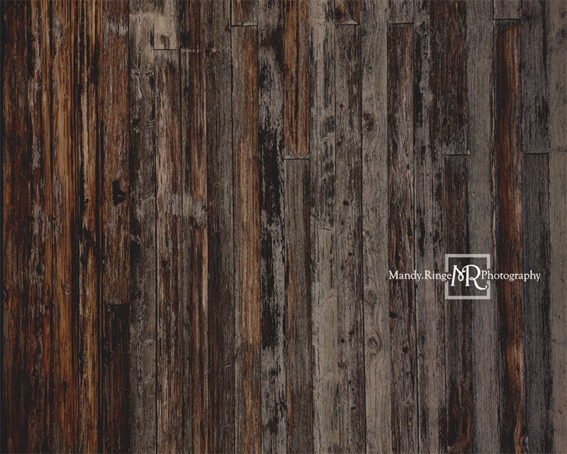Kate Dark Textured Wood Backdrop Designed by Mandy Ringe Photography - Kate Backdrop AU