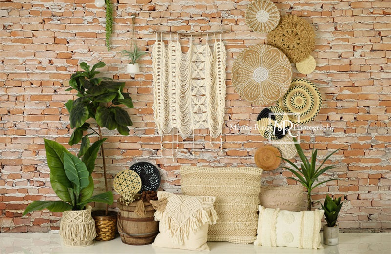 Kate Southwest Boho Macrame Wall Backdrop Designed by Mandy Ringe Photography - Kate Backdrop AU