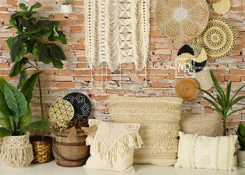 Kate Southwest Boho Macrame Wall Backdrop Designed by Mandy Ringe Photography - Kate Backdrop AU
