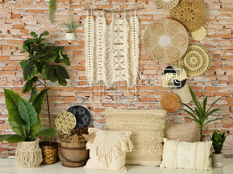 Kate Southwest Boho Macrame Wall Backdrop Designed by Mandy Ringe Photography - Kate Backdrop AU