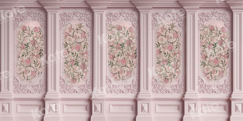 Kate Pink Flower Wall Backdrop Vintage for Photography - Kate Backdrop AU