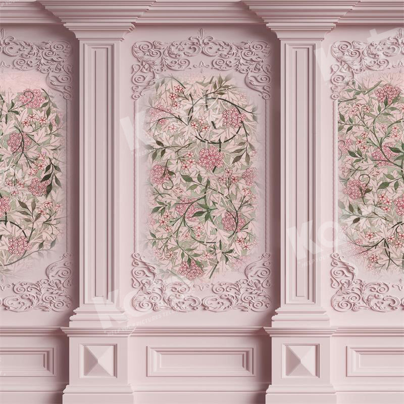 Kate Pink Flower Wall Backdrop Vintage for Photography - Kate Backdrop AU