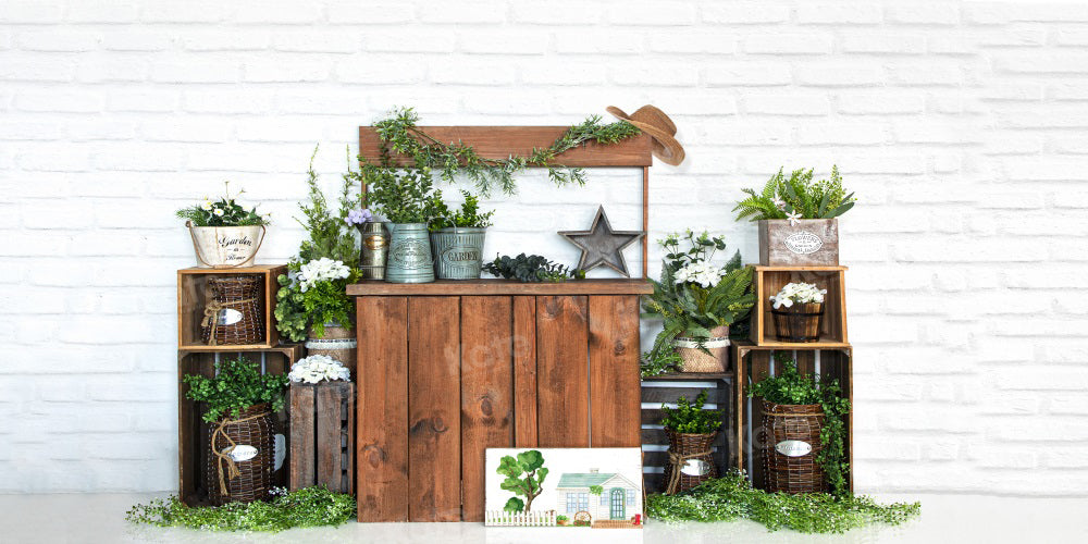 Kate Spring Shop Plants Backdrop for Photography - Kate Backdrop AU
