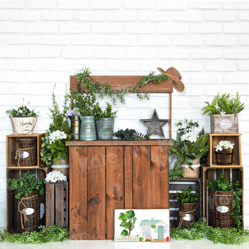 Kate Spring Shop Plants Backdrop for Photography - Kate Backdrop AU