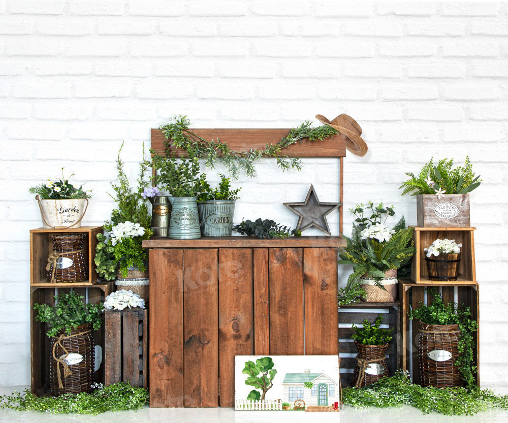 Kate Spring Shop Plants Backdrop for Photography - Kate Backdrop AU