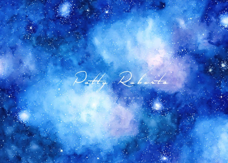 Kate Blue Nebula Backdrop Designed by Patty Robertss - Kate Backdrop AU