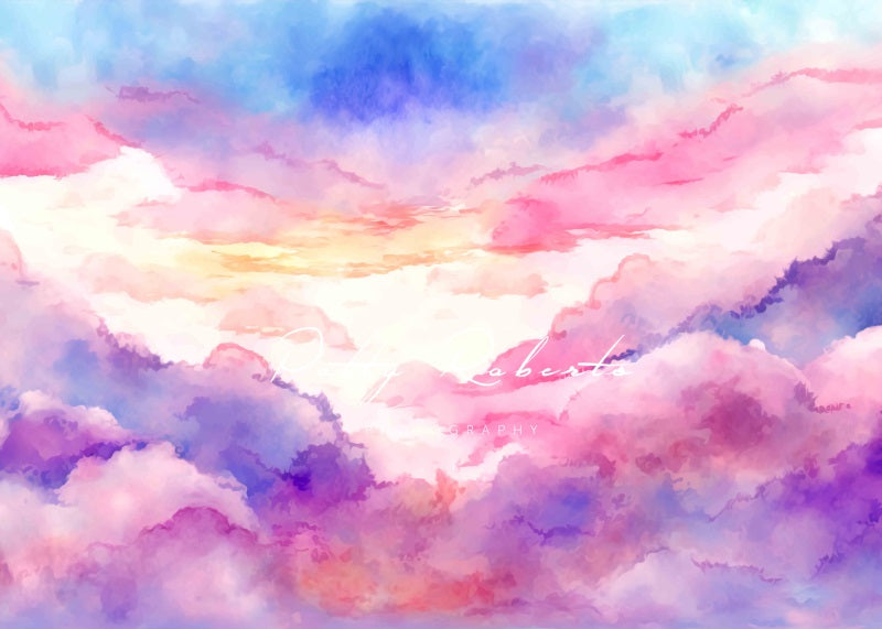 Kate Cotton Candy Skies Backdrop Designed by Patty Robertss - Kate Backdrop AU