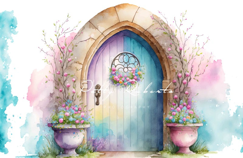 Kate Spring Enchanted Door Backdrop Flower Designed by Patty Robertss - Kate Backdrop AU