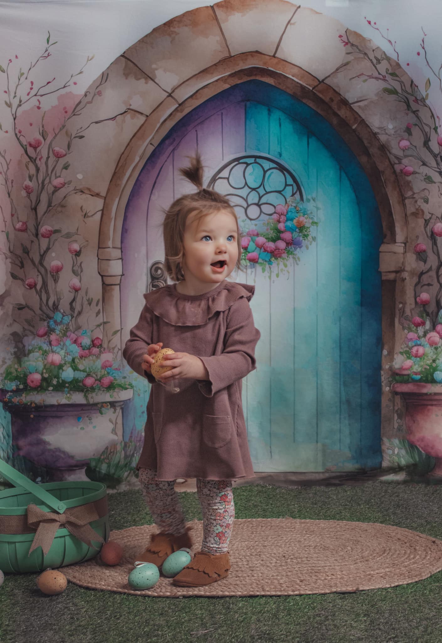 Kate Spring Enchanted Door Backdrop Flower Designed by Patty Robertss - Kate Backdrop AU