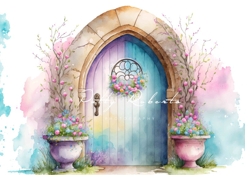 Kate Spring Enchanted Door Backdrop Flower Designed by Patty Robertss - Kate Backdrop AU