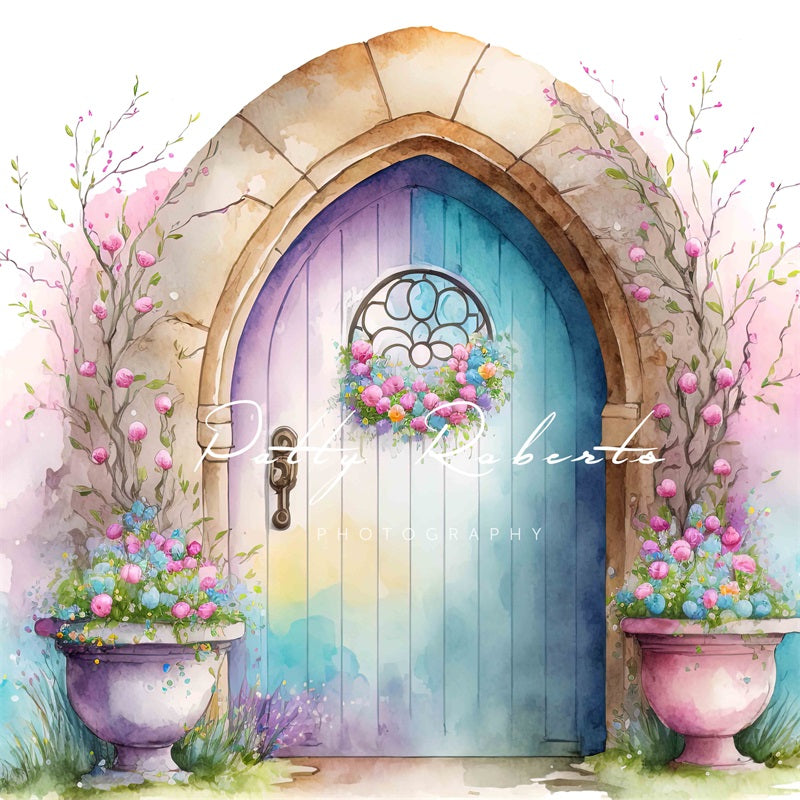 Kate Spring Enchanted Door Backdrop Flower Designed by Patty Robertss - Kate Backdrop AU