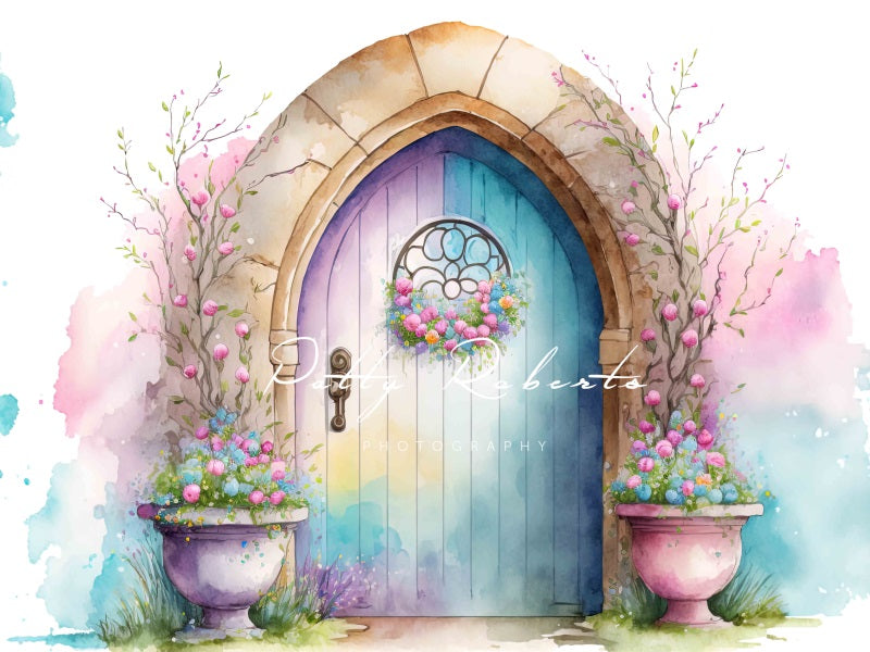Kate Spring Enchanted Door Backdrop Flower Designed by Patty Robertss - Kate Backdrop AU