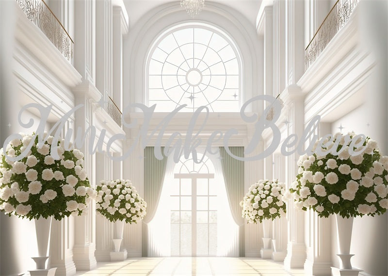 Kate Painted Church Backdrop Cathedral Wedding Baptism Designed by Mini MakeBelieve - Kate Backdrop AU