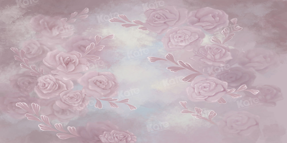 Kate Pink Romance Backdrop Portrait Flower Designed by GQ - Kate Backdrop AU