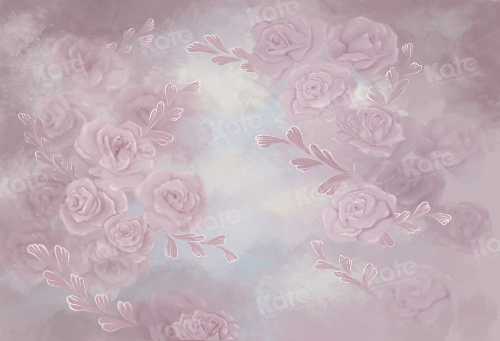 Kate Pink Romance Backdrop Portrait Flower Designed by GQ - Kate Backdrop AU