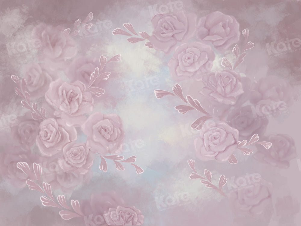 Kate Pink Romance Backdrop Portrait Flower Designed by GQ - Kate Backdrop AU