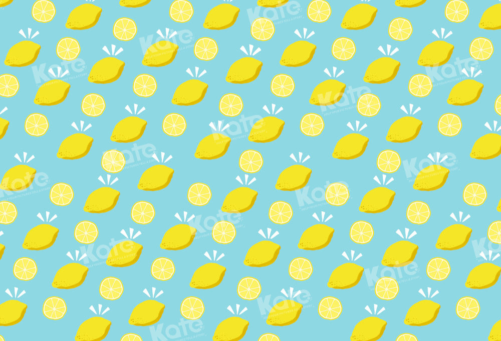 Kate Green Repeat Lemon Cake Smash Backdrop Designed by Chain Photography - Kate Backdrop AU