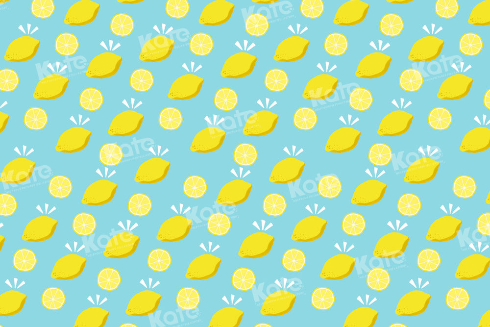 Kate Green Repeat Lemon Cake Smash Backdrop Designed by Chain Photography - Kate Backdrop AU