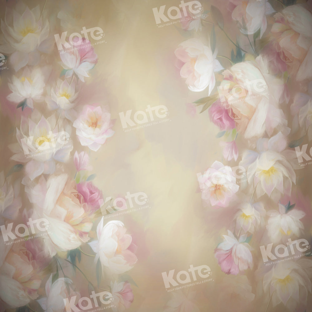 Kate Portrait Fine Art Floral Backdrop Designed by GQ - Kate Backdrop AU