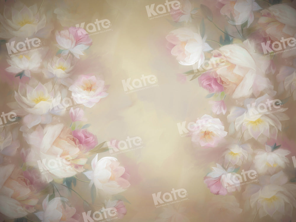 Kate Portrait Fine Art Floral Backdrop Designed by GQ - Kate Backdrop AU