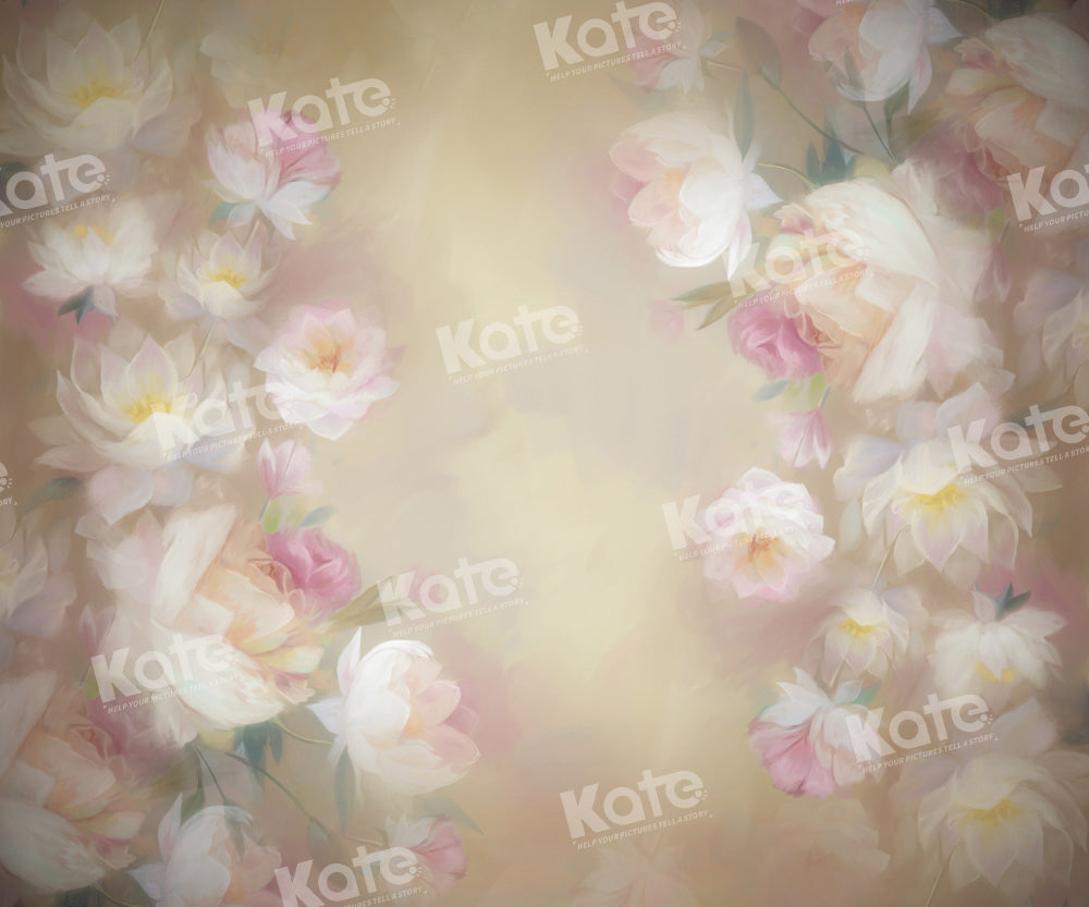 Kate Portrait Fine Art Floral Backdrop Designed by GQ - Kate Backdrop AU