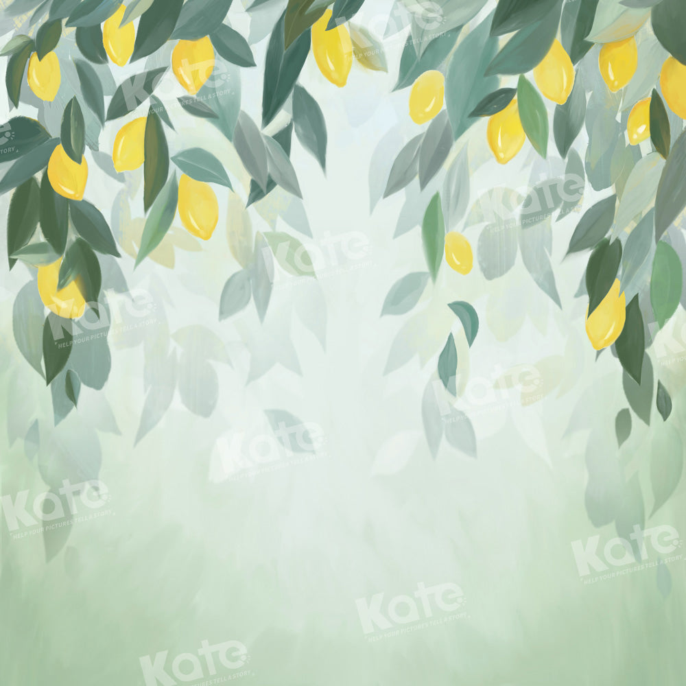 Kate Green Summer Lemon Backdrop Designed by GQ - Kate Backdrop AU