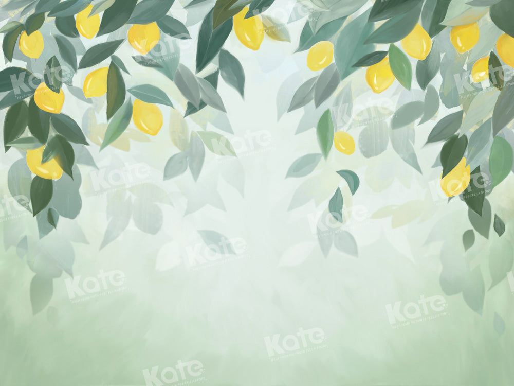 Kate Green Summer Lemon Backdrop Designed by GQ - Kate Backdrop AU