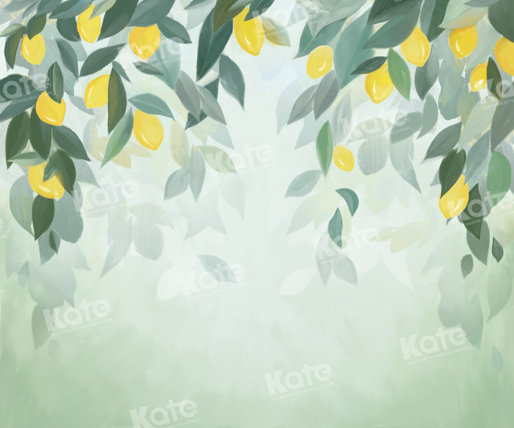 Kate Green Summer Lemon Backdrop Designed by GQ - Kate Backdrop AU