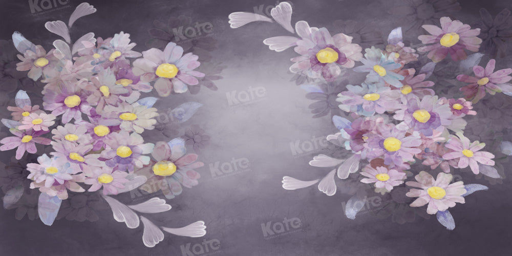 Kate Purple Flower Backdrop Fine Art Designed by GQ - Kate Backdrop AU