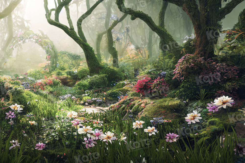 Kate Secret Jungle Backdrop Fairy Tale Elves Designed by Chain Photography - Kate Backdrop AU