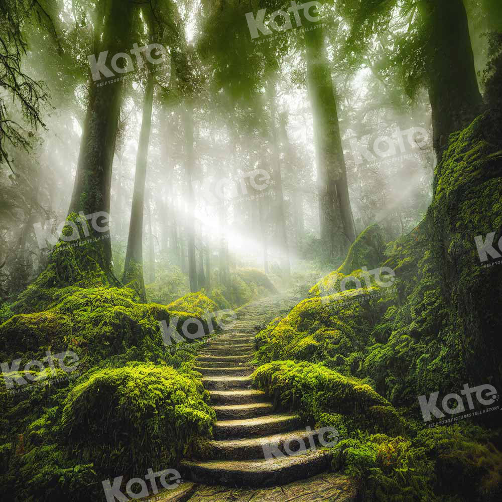 Kate Jungle Trail Backdrop Green Forest Designed by Chain Photography - Kate Backdrop AU