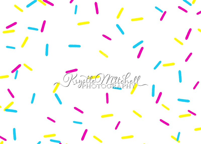 Kate Bright Sprinkles Backdrop Designed By Krystle Mitchell Photography - Kate Backdrop AU