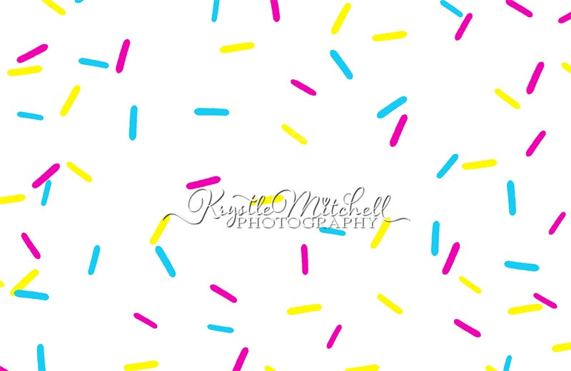 Kate Bright Sprinkles Backdrop Designed By Krystle Mitchell Photography - Kate Backdrop AU