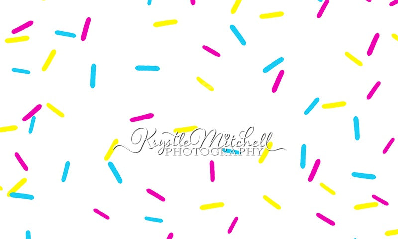 Kate Bright Sprinkles Backdrop Designed By Krystle Mitchell Photography - Kate Backdrop AU