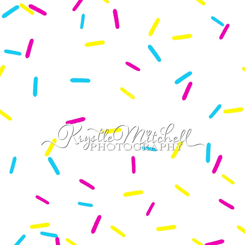 Kate Bright Sprinkles Backdrop Designed By Krystle Mitchell Photography - Kate Backdrop AU