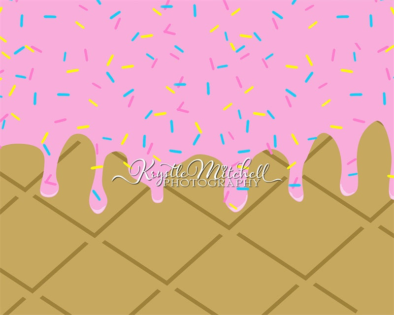 Kate Ice Cream Party Backdrop Designed By Krystle Mitchell Photography - Kate Backdrop AU