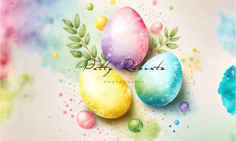 Kate Bright Easter Eggs Backdrop Designed by Patty Robertss - Kate Backdrop AU