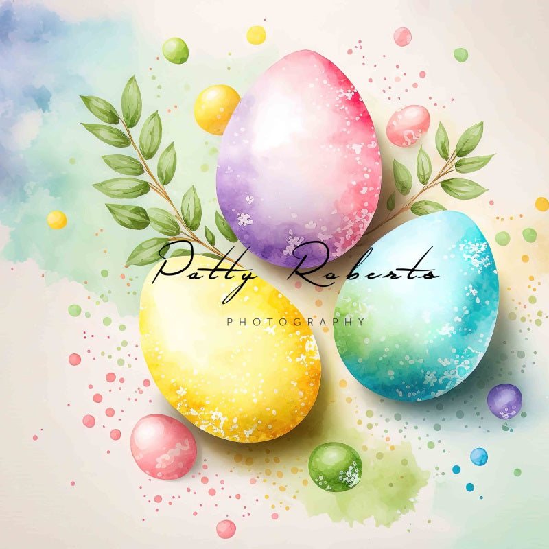 Kate Bright Easter Eggs Backdrop Designed by Patty Robertss - Kate Backdrop AU