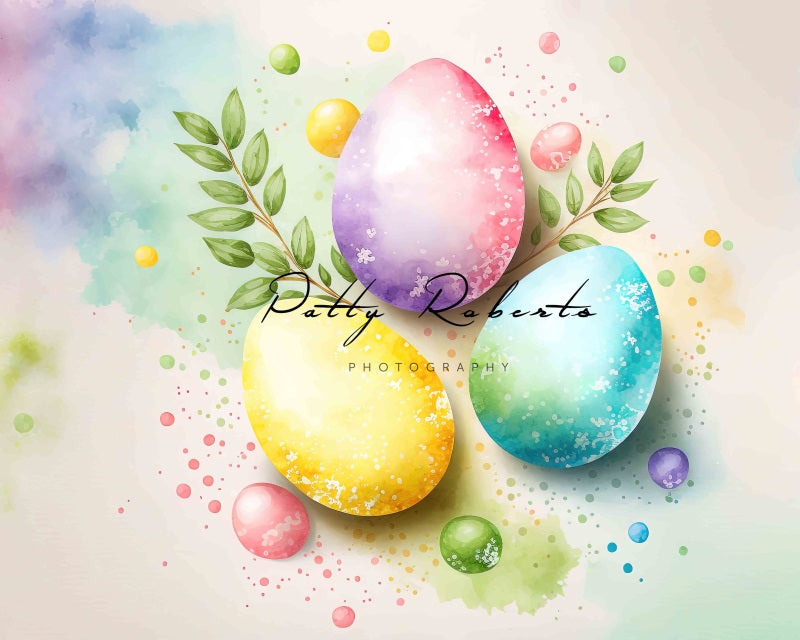 Kate Bright Easter Eggs Backdrop Designed by Patty Robertss - Kate Backdrop AU