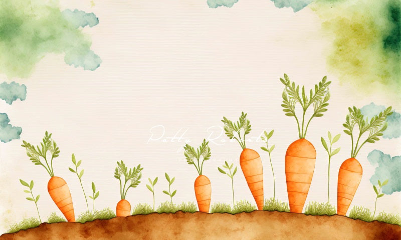 Kate Carrot Patch Backdrop Designed by Patty Robertss - Kate Backdrop AU