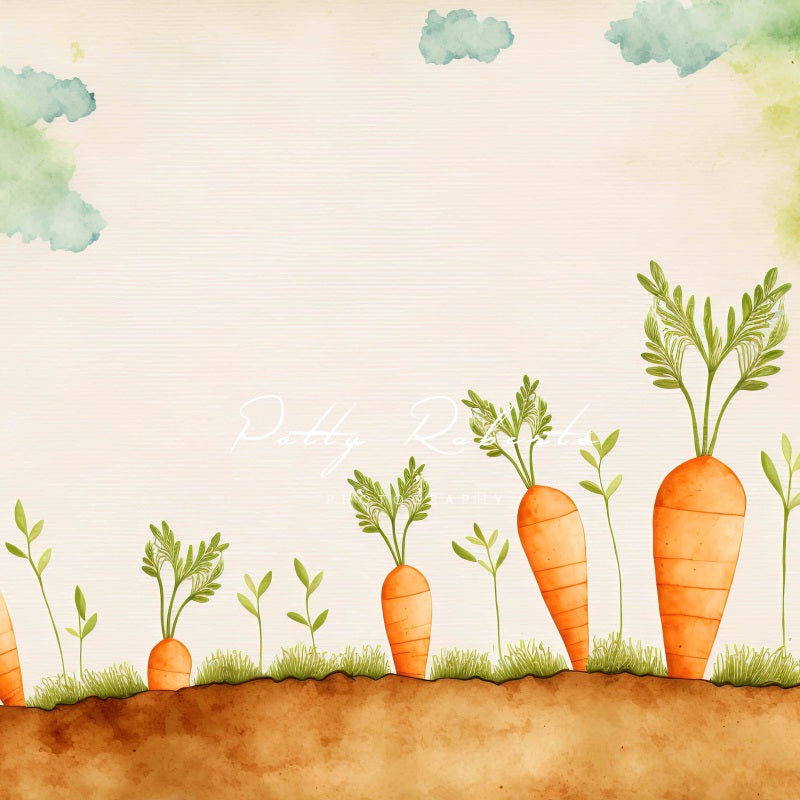 Kate Carrot Patch Backdrop Designed by Patty Robertss - Kate Backdrop AU